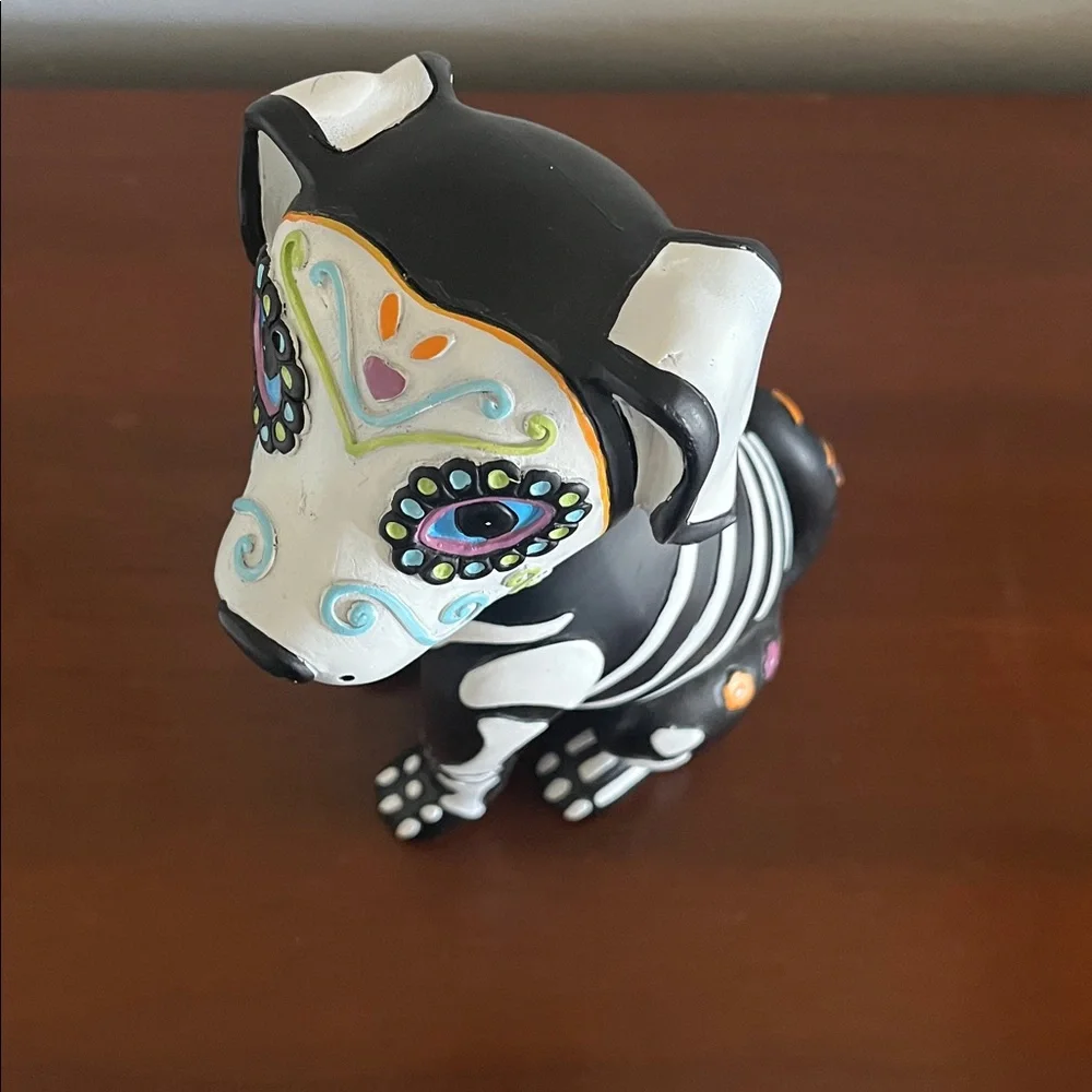 🎃Day of the Dead Fia De Los Muertos Colorful Skeleton Dog Figurine Halloween🎃 - Picture 11 of 11